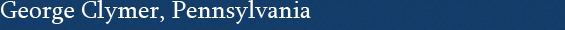 George Clymer, Pennsylvania